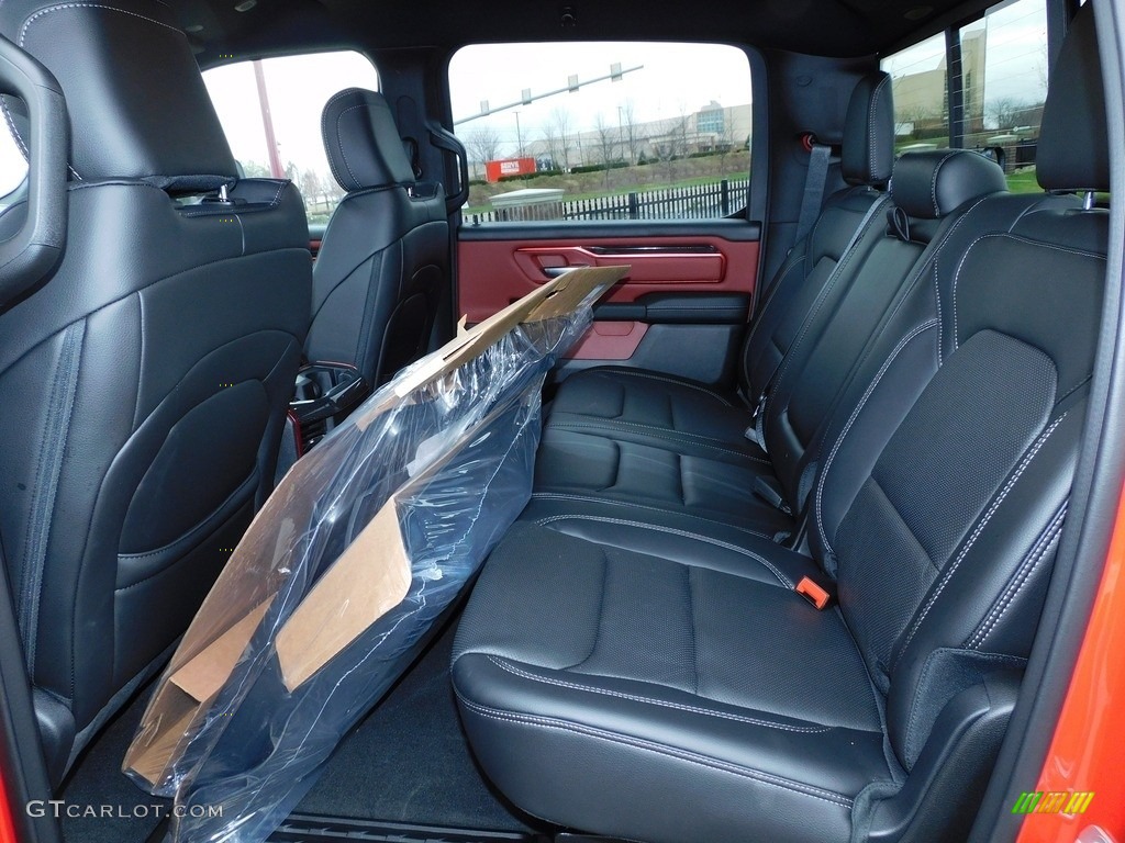 2021 Ram 1500 Rebel Crew Cab 4x4 Rear Seat Photo #140509162