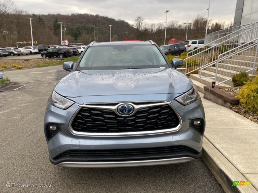 2021 Highlander Hybrid Platinum AWD - Moon Dust / Graphite photo #13