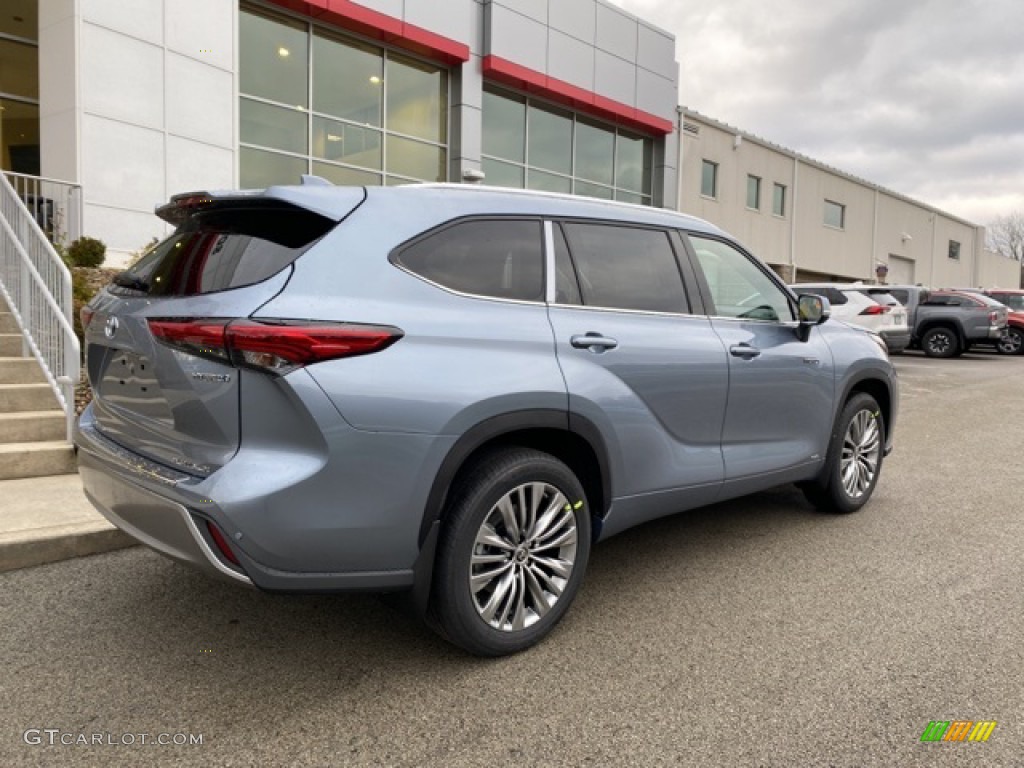 2021 Highlander Hybrid Platinum AWD - Moon Dust / Graphite photo #15