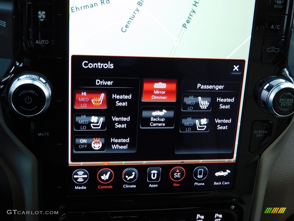2020 Ram 2500 Laramie Crew Cab 4x4 Controls Photo #140509957