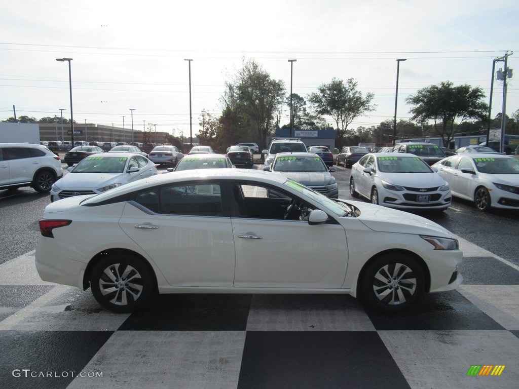 2020 Altima S - Glacier White / Charcoal photo #3