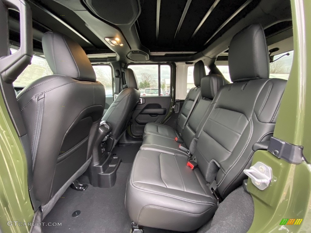 Black Interior 2021 Jeep Wrangler Unlimited Sahara 4x4 Photo #140510395