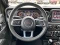 Black 2021 Jeep Wrangler Unlimited Sahara 4x4 Steering Wheel