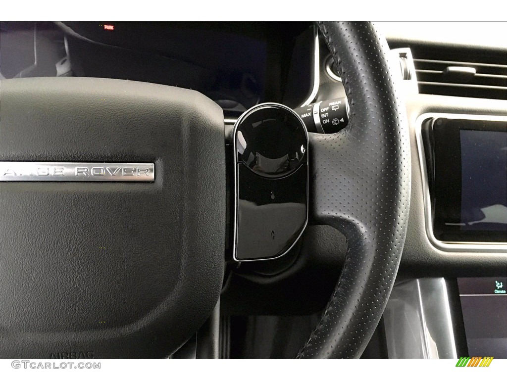 2018 Land Rover Range Rover Sport SE Ebony Steering Wheel Photo #140511418
