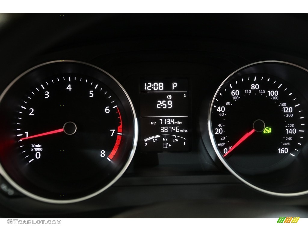 2017 Jetta S - White Silver / Black/Palladium Gray photo #8