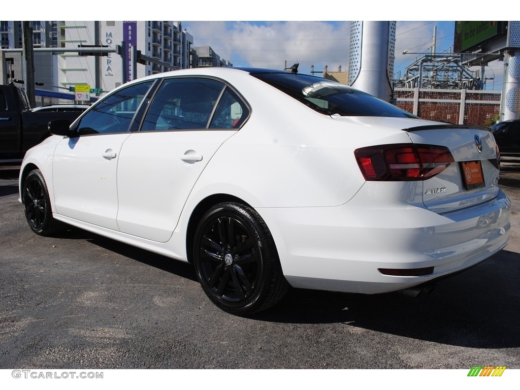 2018 Jetta SE Sport - Pure White / Titan Black photo #7