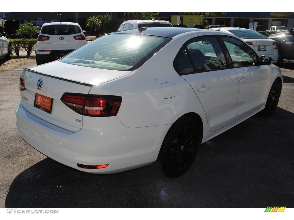 2018 Jetta SE Sport - Pure White / Titan Black photo #9
