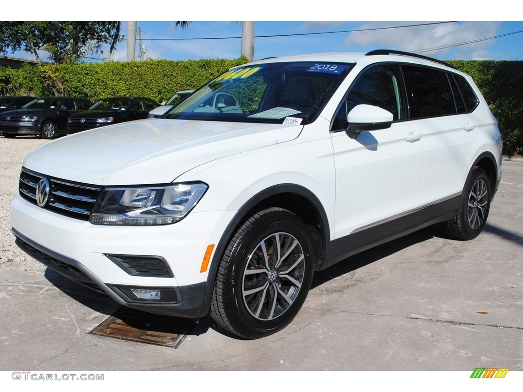 Pure White 2018 Volkswagen Tiguan SE Exterior Photo #140512366
