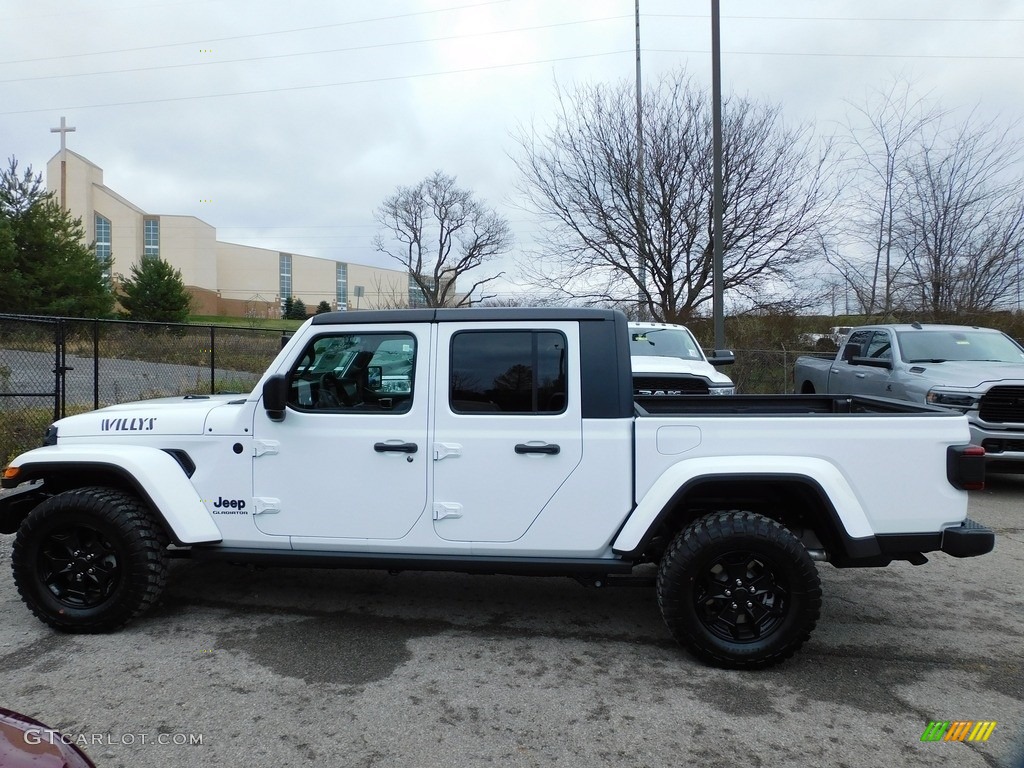 2021 Gladiator Willys 4x4 - Bright White / Black photo #9