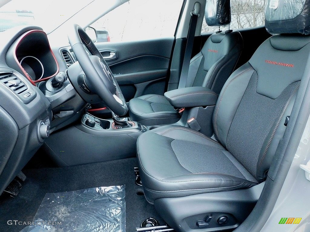 2021 Compass Trailhawk 4x4 - Sting-Gray / Black/Ruby Red photo #11