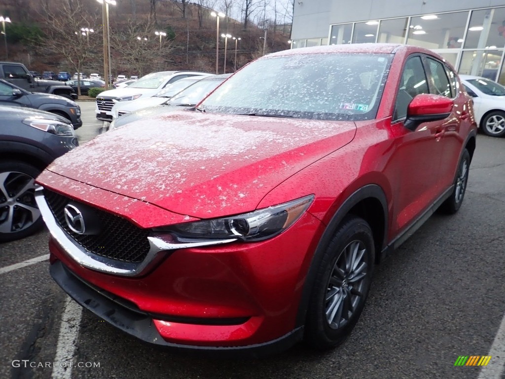 2017 CX-5 Sport AWD - Soul Red Metallic / Black photo #1