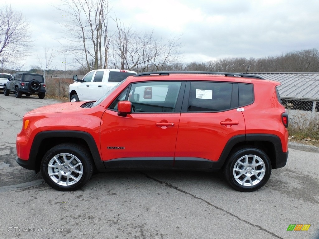 2021 Renegade Latitude 4x4 - Colorado Red / Black photo #9