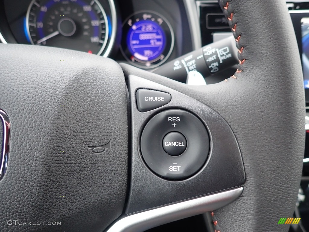 2020 Honda Fit Sport Black Steering Wheel Photo #140513705