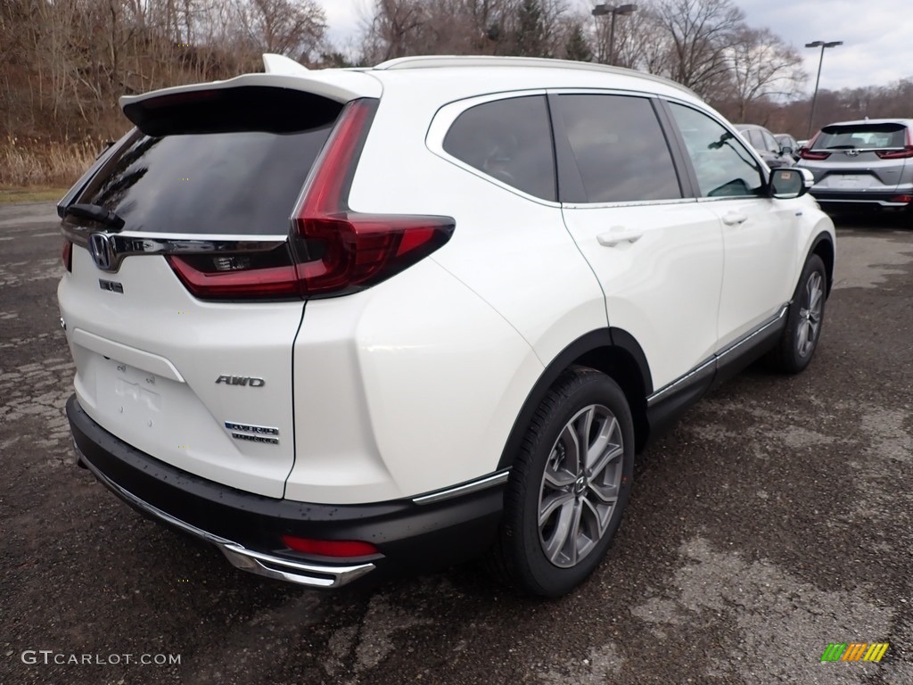 2020 CR-V Touring AWD Hybrid - Platinum White Pearl / Ivory photo #5