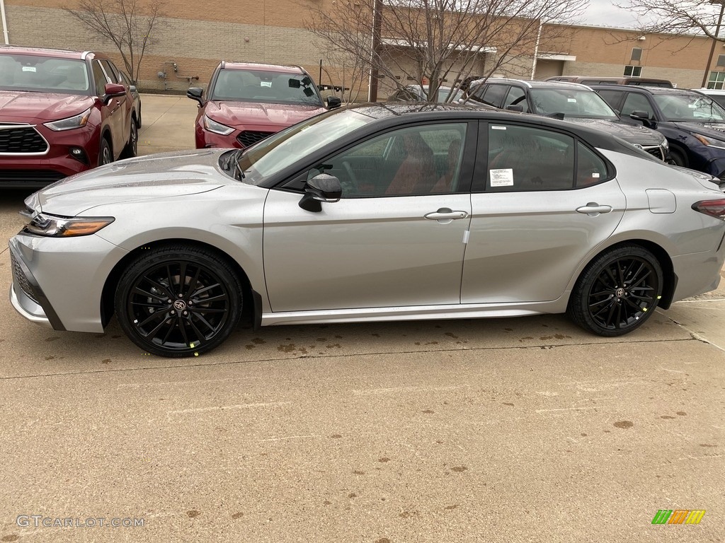 2021 Camry XSE - Celestial Silver Metallic / Cockpit Red photo #1