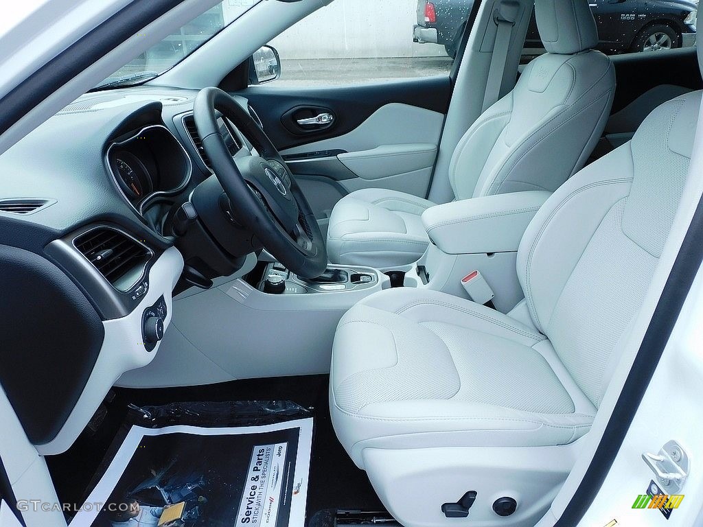 Ski Gray/Black Interior 2021 Jeep Cherokee Latitude Lux 4x4 Photo #140514164