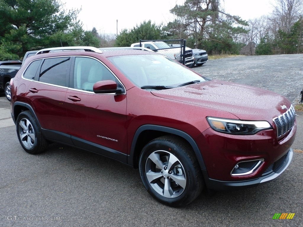 Velvet Red Pearl 2021 Jeep Cherokee Limited 4x4 Exterior Photo #140514470