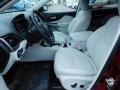 2021 Jeep Cherokee Ski Gray/Black Interior Front Seat Photo