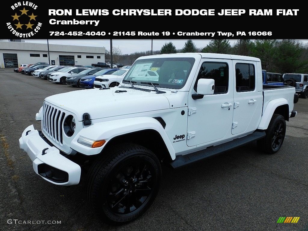 2021 Gladiator High Altitude 4x4 - Bright White / Black photo #1