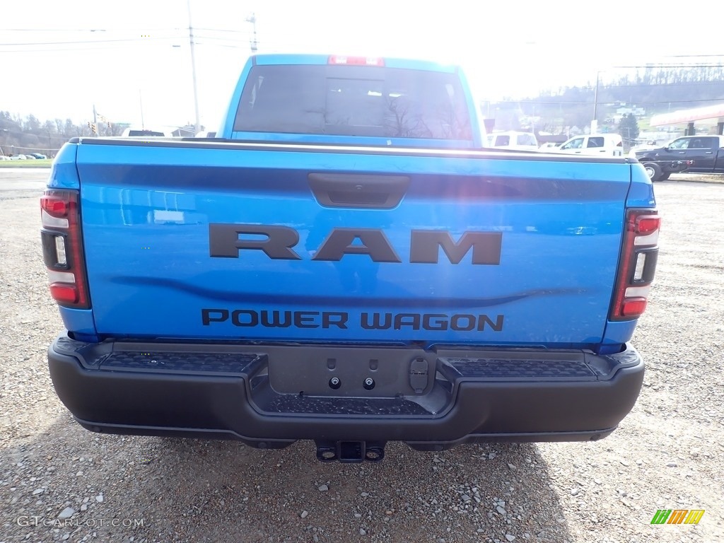 2020 2500 Power Wagon Crew Cab 4x4 - Hydro Blue Pearl / Black photo #6