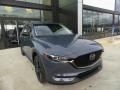 2021 Polymetal Gray Mazda CX-5 Carbon Edition AWD  photo #1