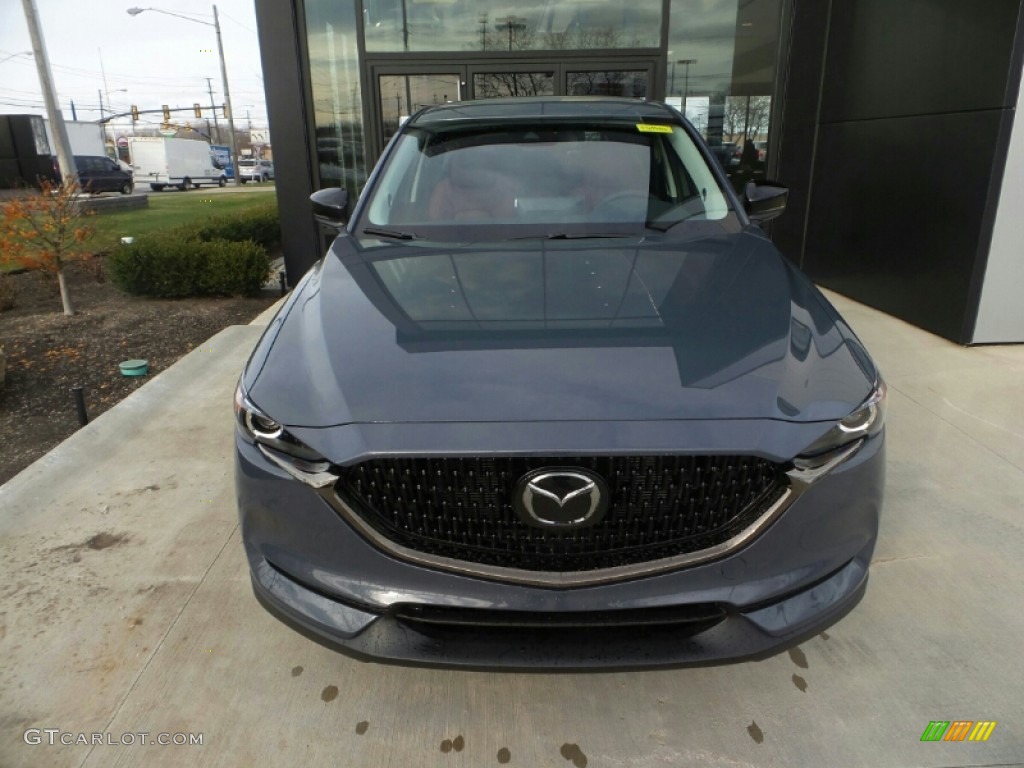 2021 CX-5 Carbon Edition AWD - Polymetal Gray / Red photo #2