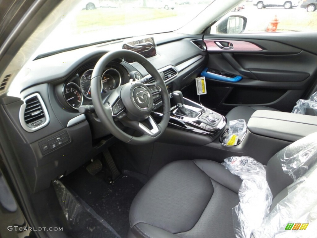 Black Interior 2021 Mazda CX-9 Touring AWD Photo #140516510