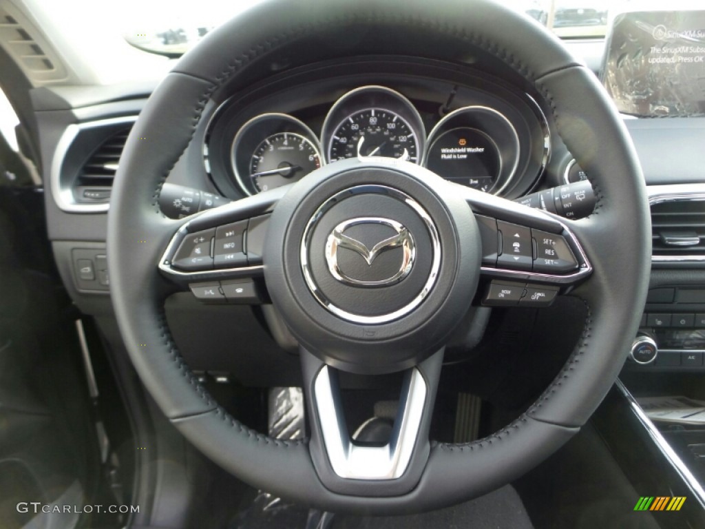 2021 Mazda CX-9 Touring AWD Black Steering Wheel Photo #140516587