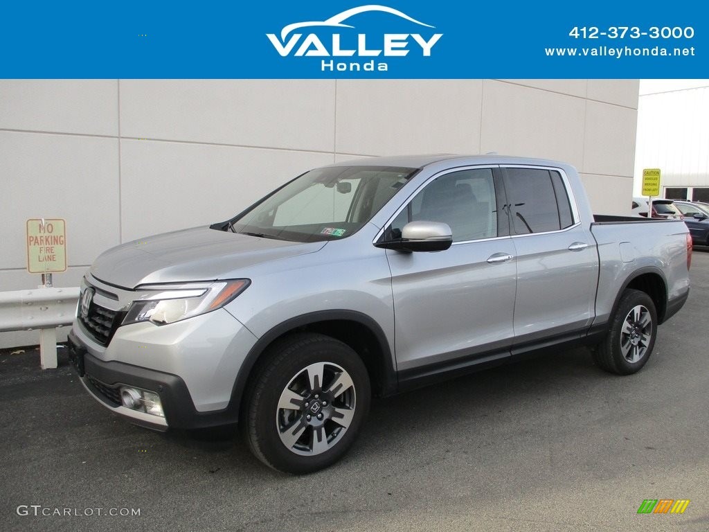 2017 Ridgeline RTL-E AWD - Lunar Silver Metallic / Black photo #1