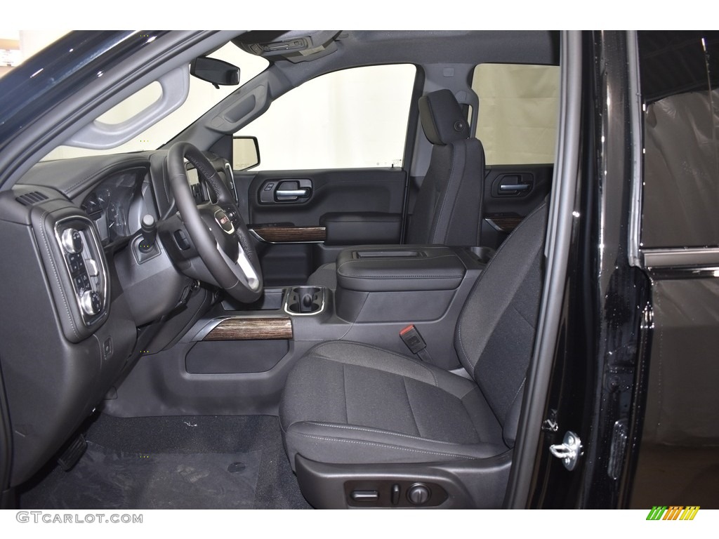 Jet Black Interior 2021 GMC Sierra 1500 Elevation Crew Cab 4WD Photo #140516893