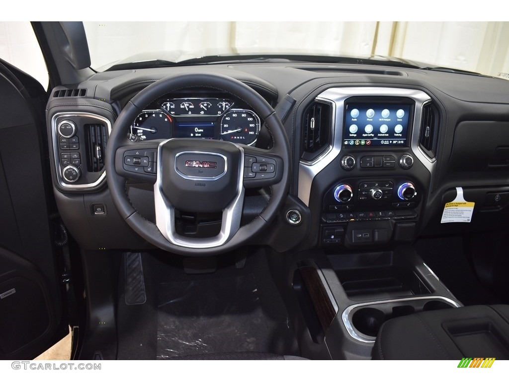 2021 GMC Sierra 1500 Elevation Crew Cab 4WD Jet Black Dashboard Photo #140516932