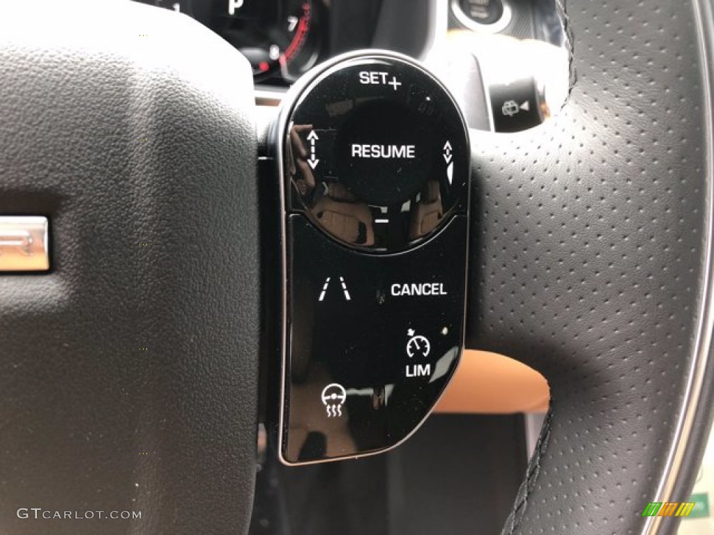 2021 Land Rover Range Rover Sport HSE Dynamic Ebony Steering Wheel Photo #140517016