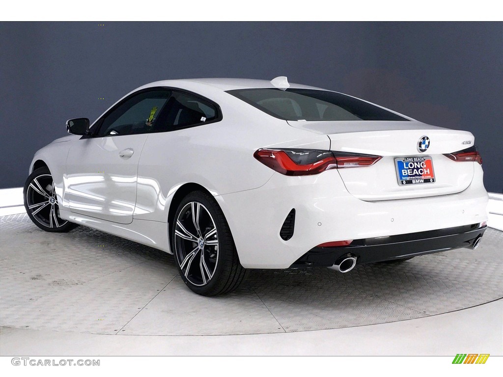 2021 4 Series 430i Coupe - Alpine White / Black photo #3