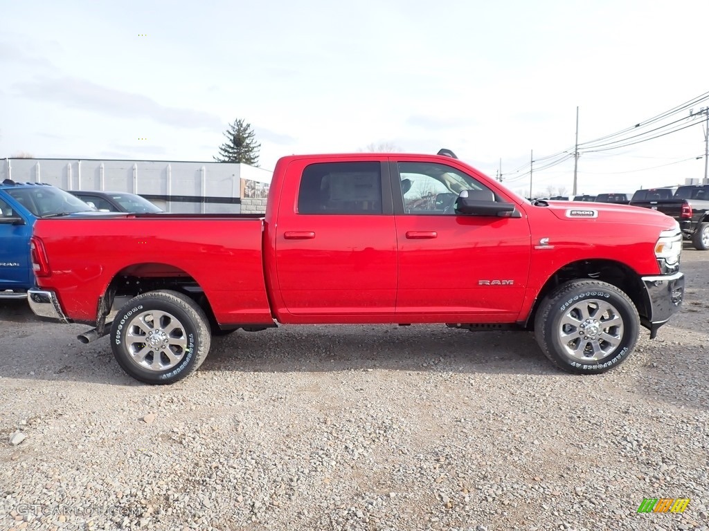 2020 2500 Big Horn Crew Cab 4x4 - Flame Red / Black/Diesel Gray photo #7
