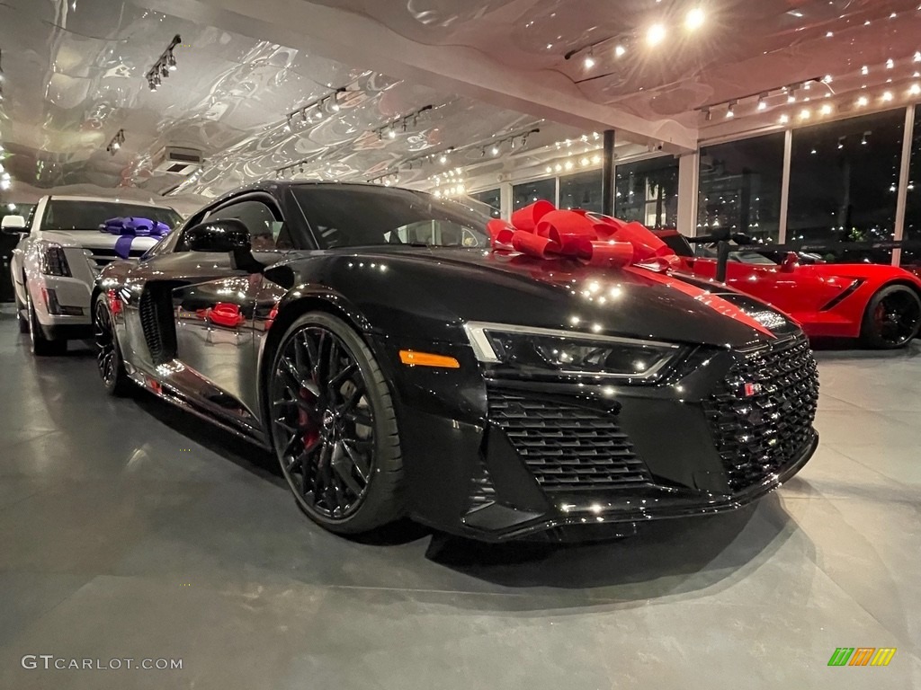 2020 R8 V10 - Mythos Black Metallic / Black photo #22