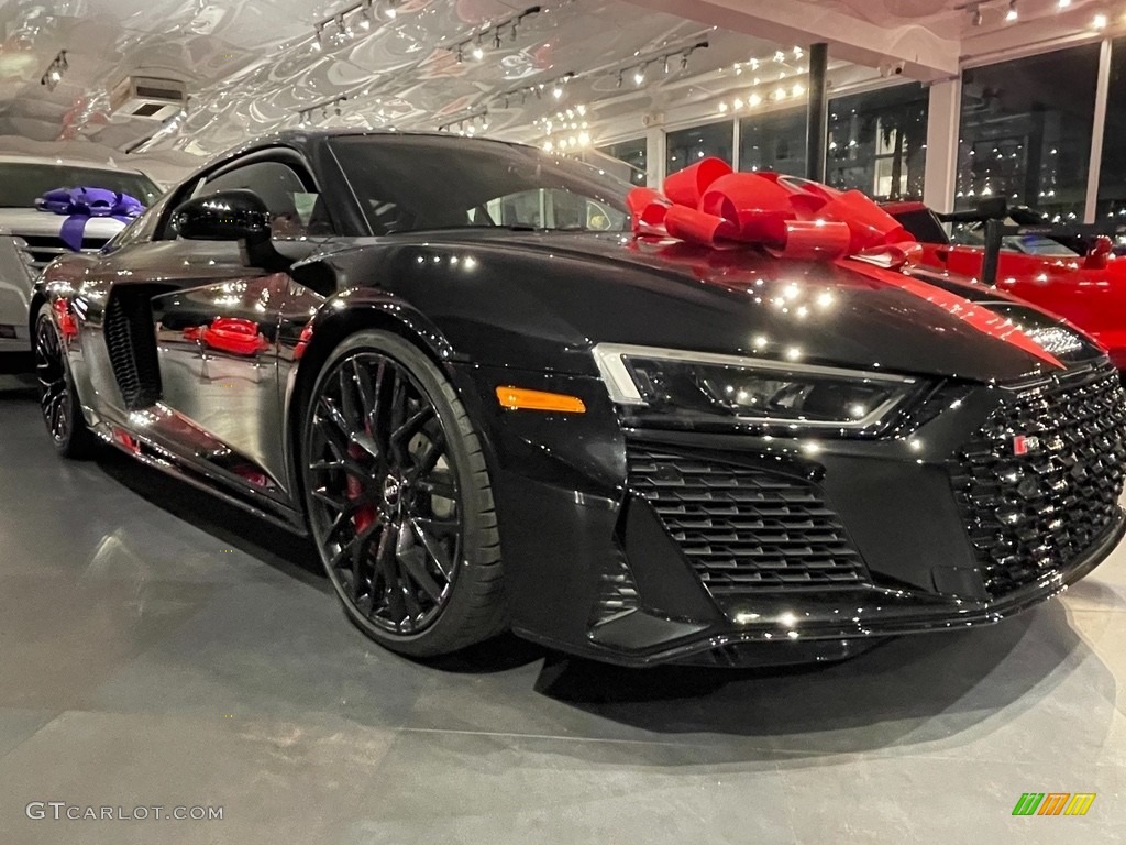 2020 R8 V10 - Mythos Black Metallic / Black photo #24