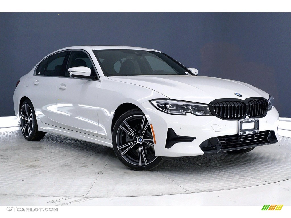 2021 3 Series 330i Sedan - Alpine White / Black photo #17