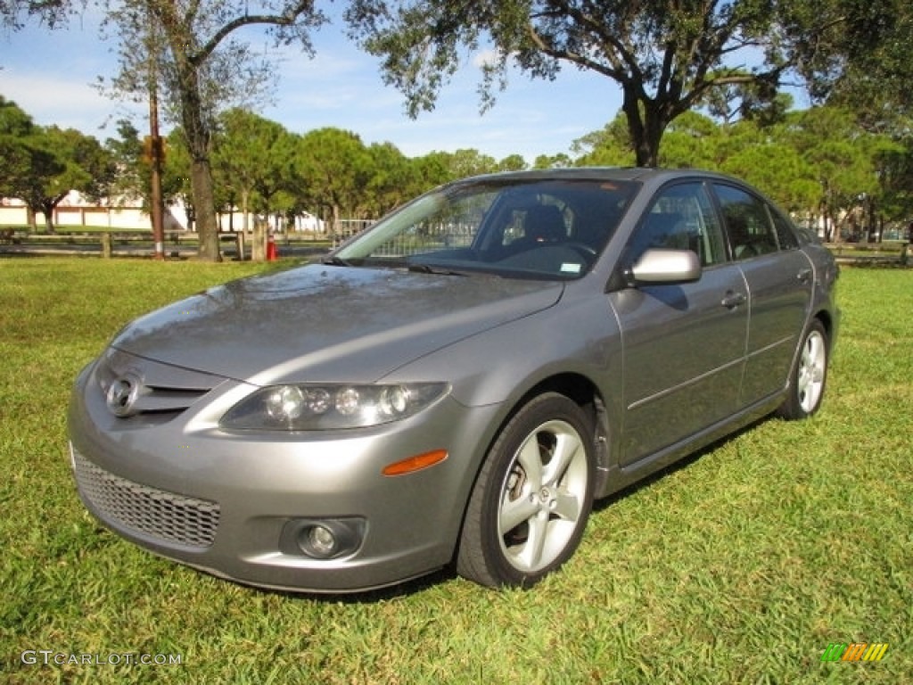 2006 MAZDA6 s Sport Hatchback - Tungsten Gray Metallic / Black photo #1