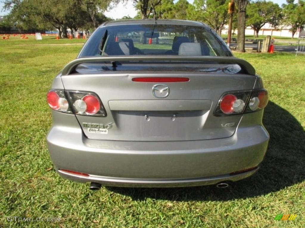 2006 MAZDA6 s Sport Hatchback - Tungsten Gray Metallic / Black photo #7