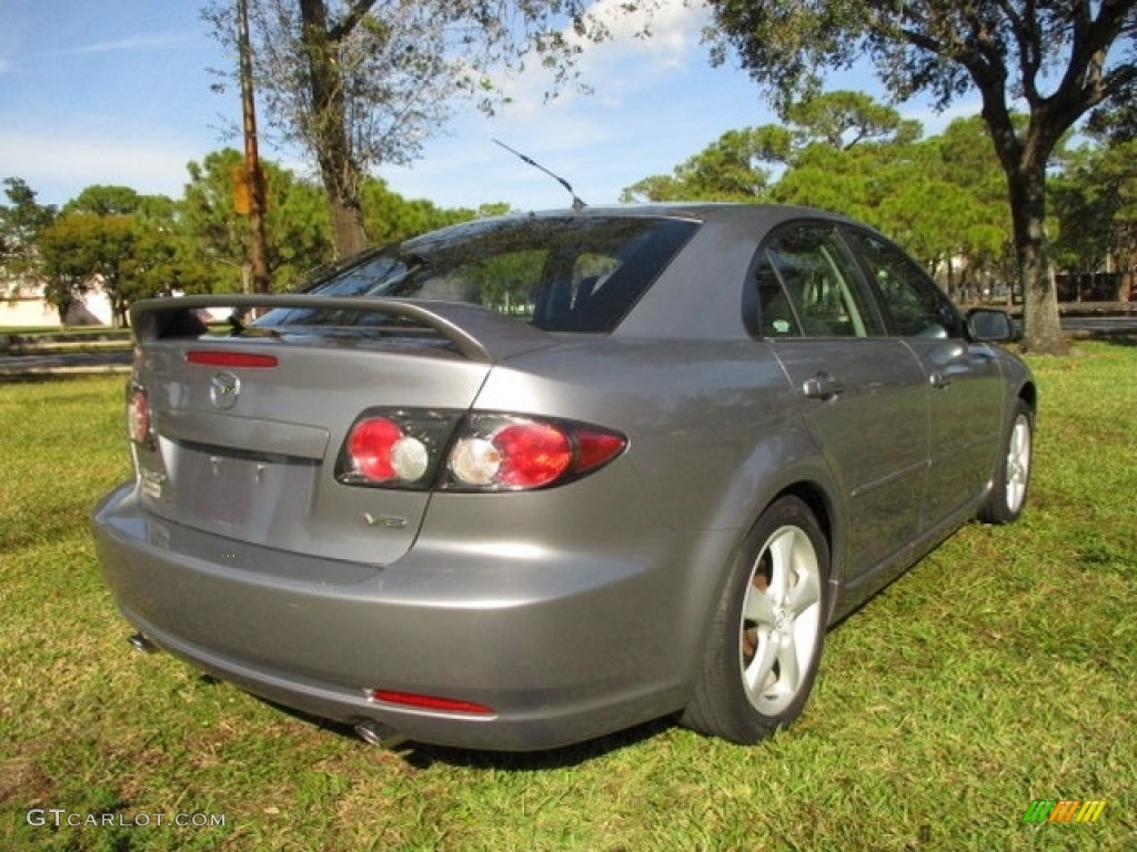 Tungsten Gray Metallic 2006 Mazda MAZDA6 s Sport Hatchback Exterior Photo #140518120