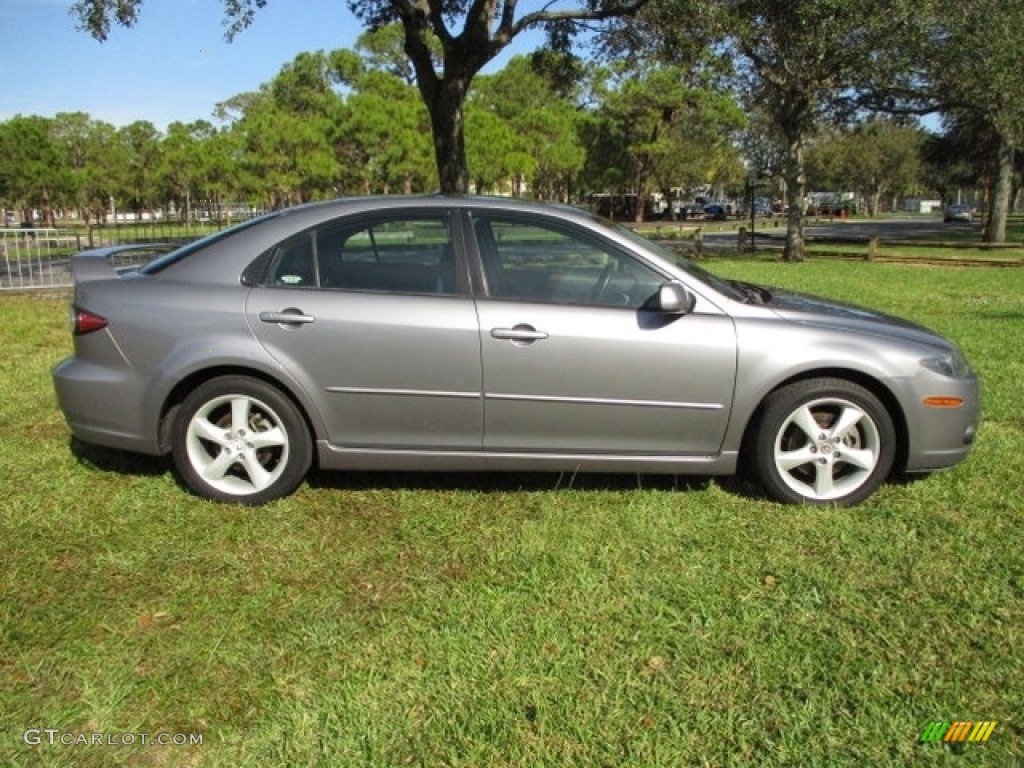 Tungsten Gray Metallic 2006 Mazda MAZDA6 s Sport Hatchback Exterior Photo #140518171