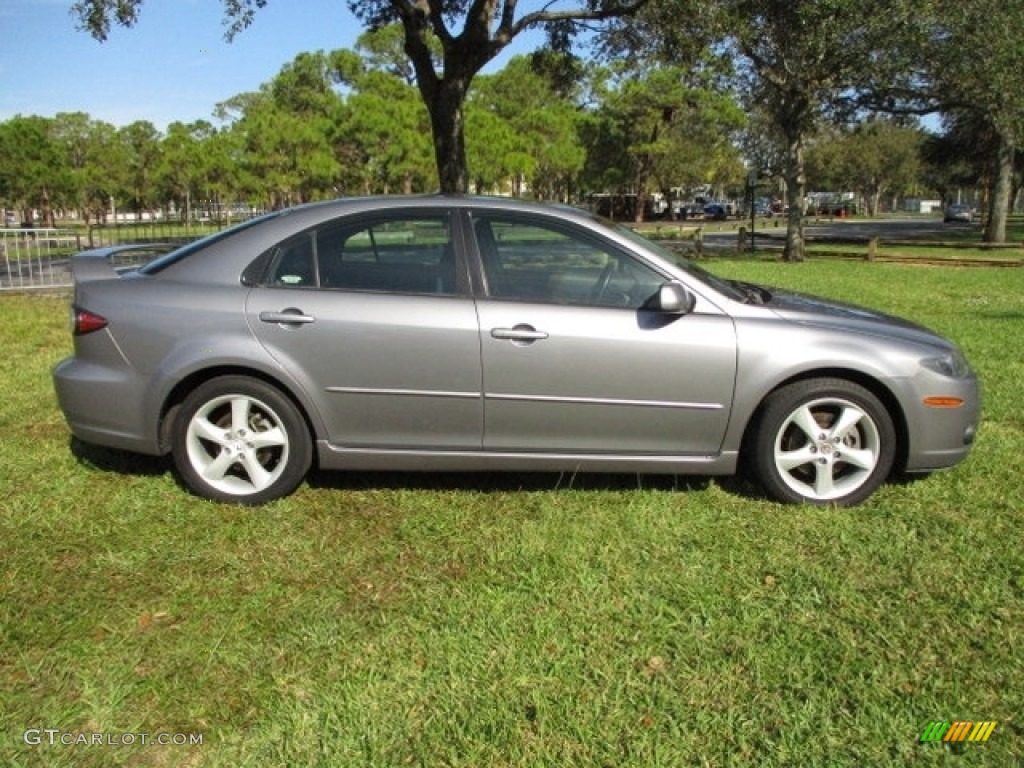 Tungsten Gray Metallic 2006 Mazda MAZDA6 s Sport Hatchback Exterior Photo #140518171