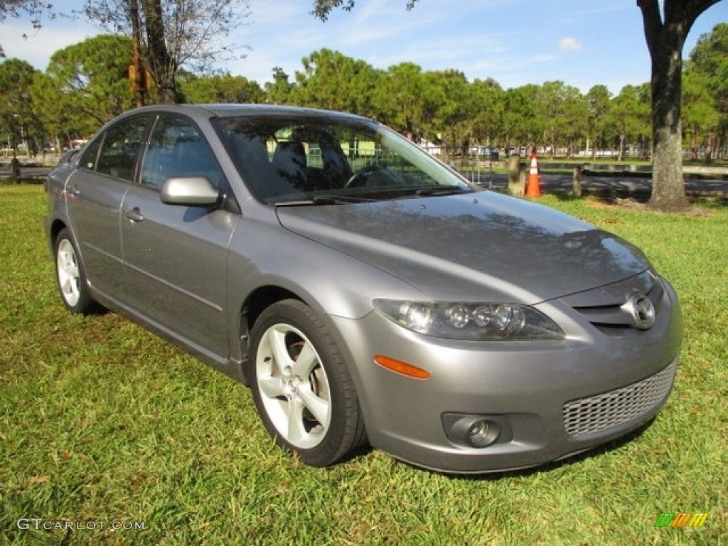 Tungsten Gray Metallic 2006 Mazda MAZDA6 s Sport Hatchback Exterior Photo #140518231