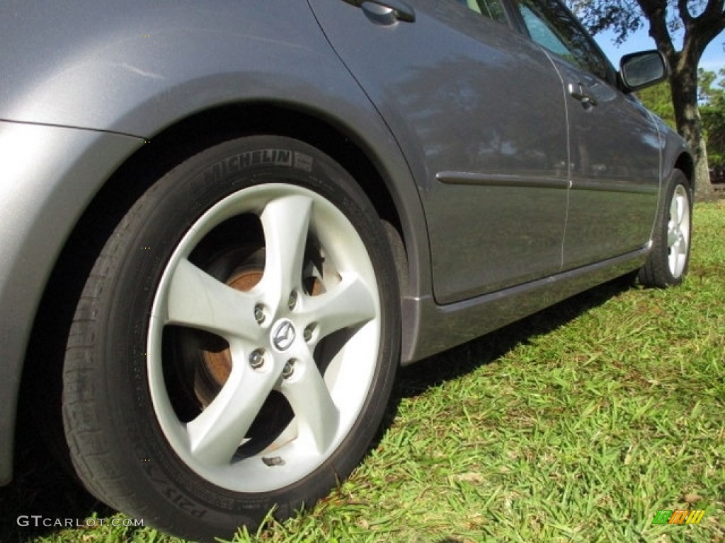 2006 MAZDA6 s Sport Hatchback - Tungsten Gray Metallic / Black photo #20