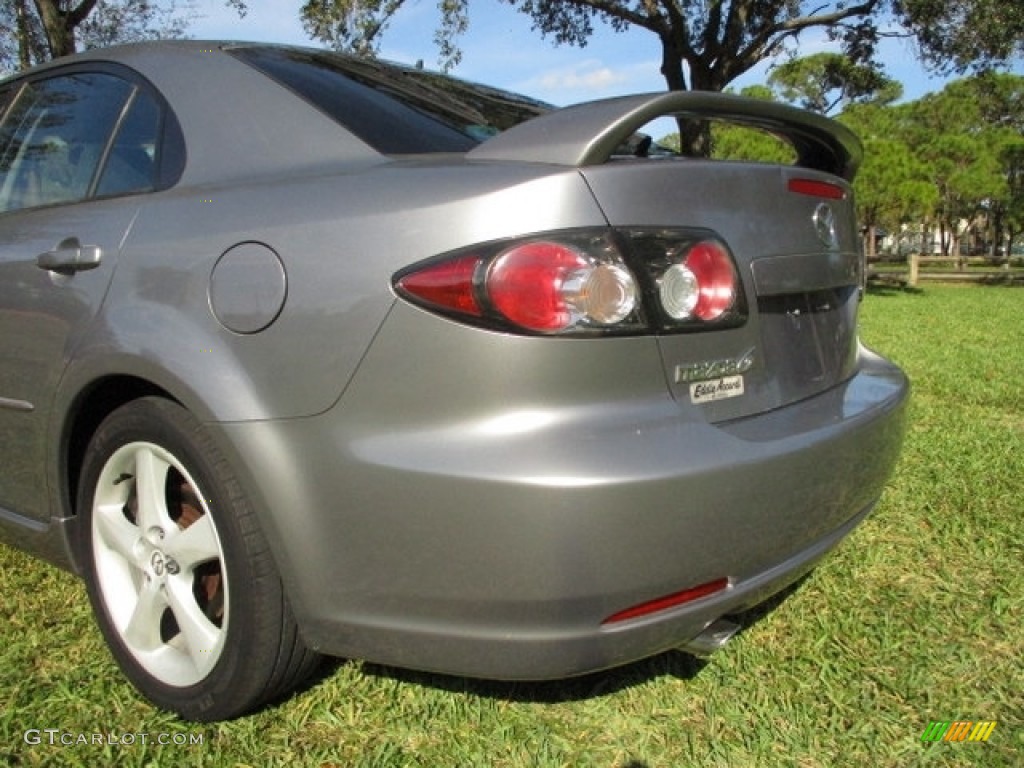 2006 MAZDA6 s Sport Hatchback - Tungsten Gray Metallic / Black photo #27