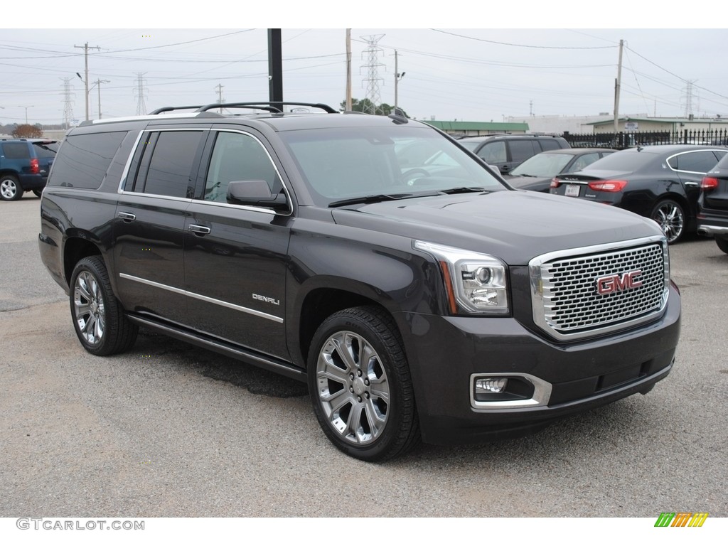 2016 Yukon XL Denali 4WD - Iridium Metallic / Jet Black photo #7