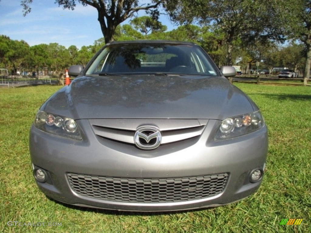 2006 MAZDA6 s Sport Hatchback - Tungsten Gray Metallic / Black photo #38