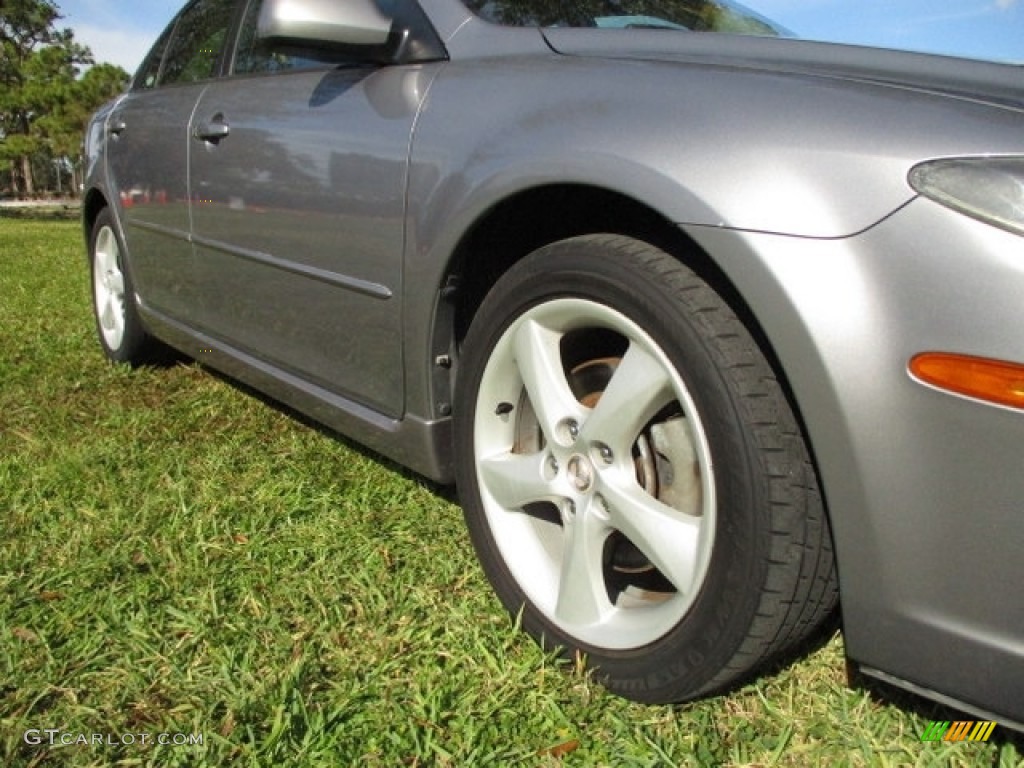 2006 MAZDA6 s Sport Hatchback - Tungsten Gray Metallic / Black photo #42