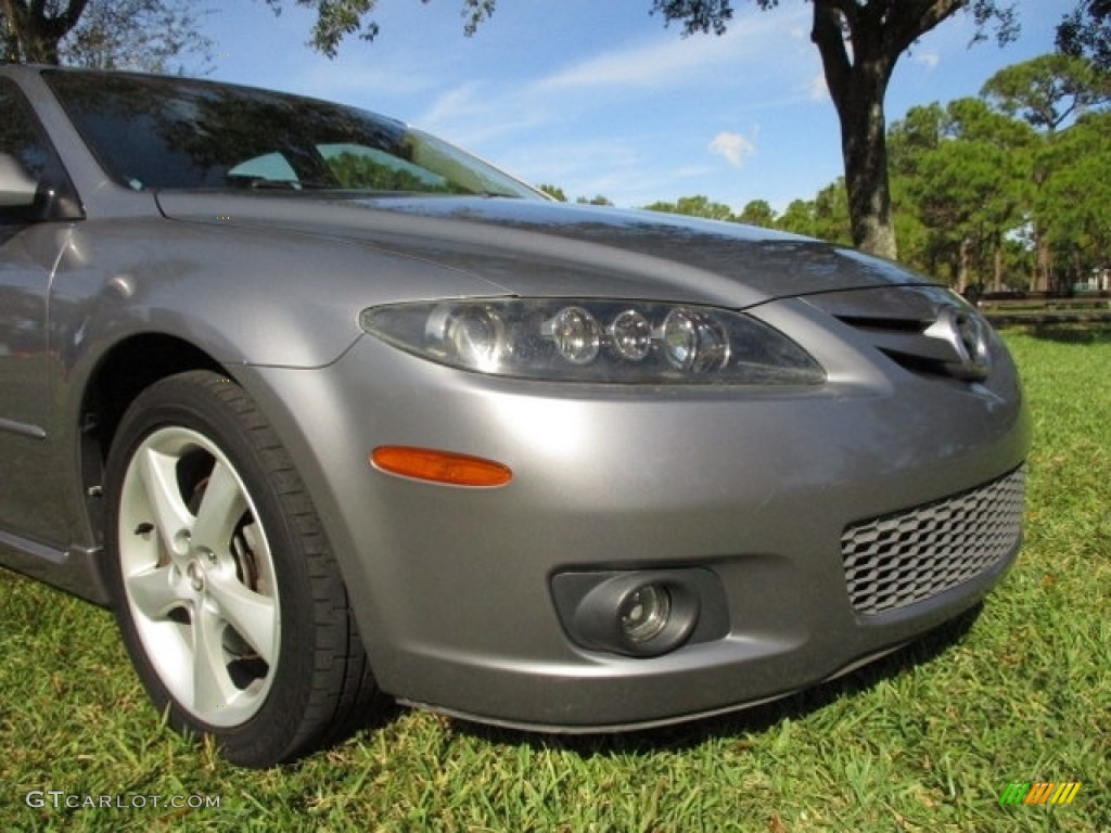 2006 MAZDA6 s Sport Hatchback - Tungsten Gray Metallic / Black photo #45