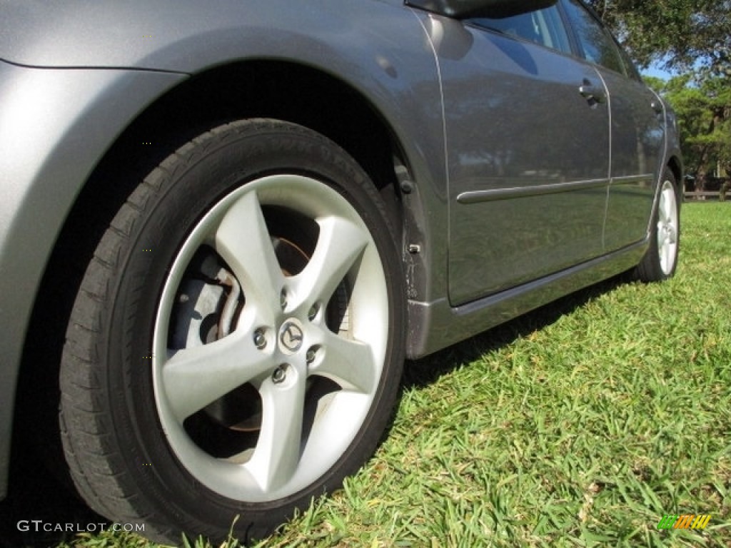 2006 MAZDA6 s Sport Hatchback - Tungsten Gray Metallic / Black photo #49